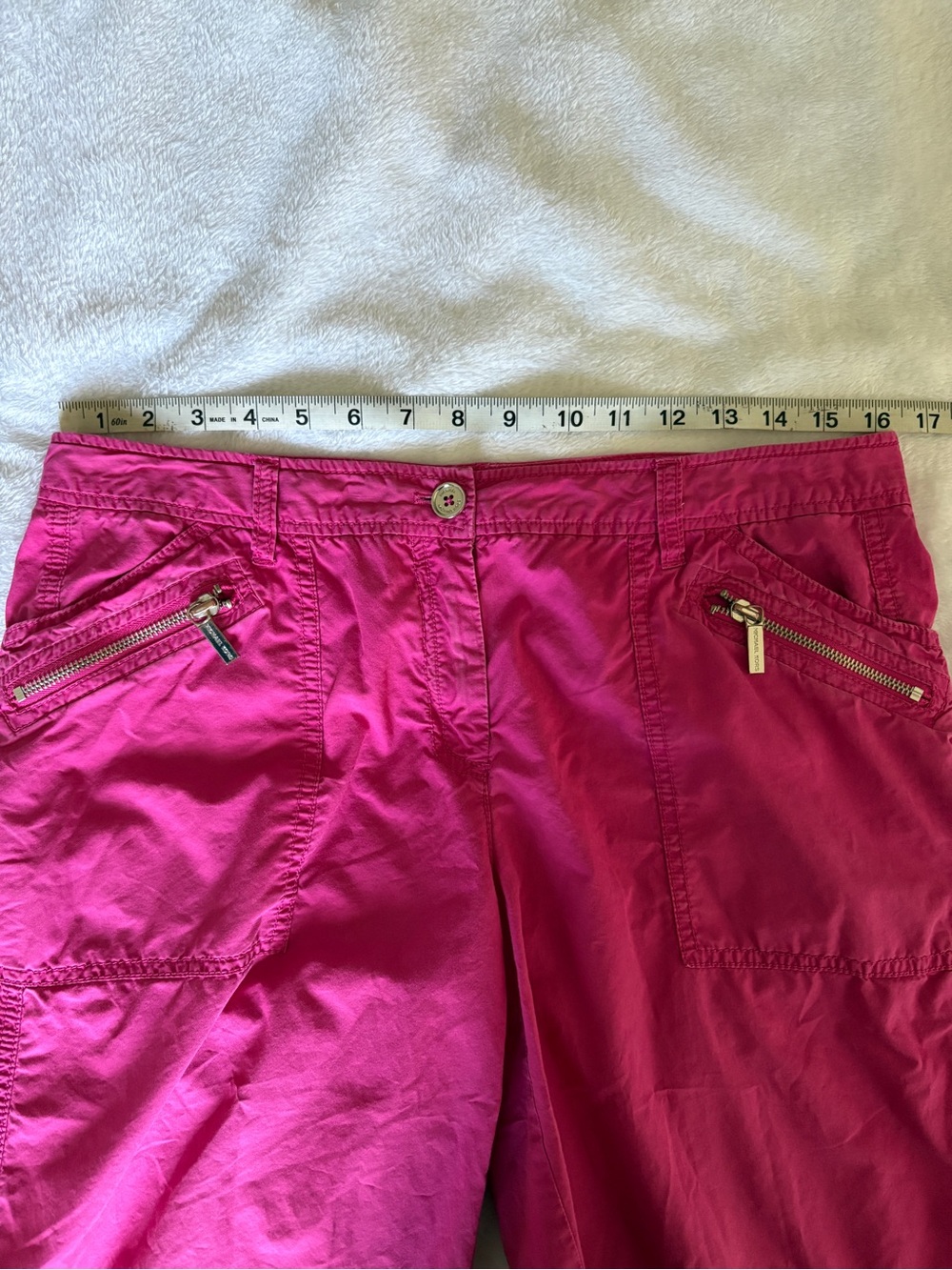 Michael Kors Hot Pink Cargo Shorts - Picture 7 of 11